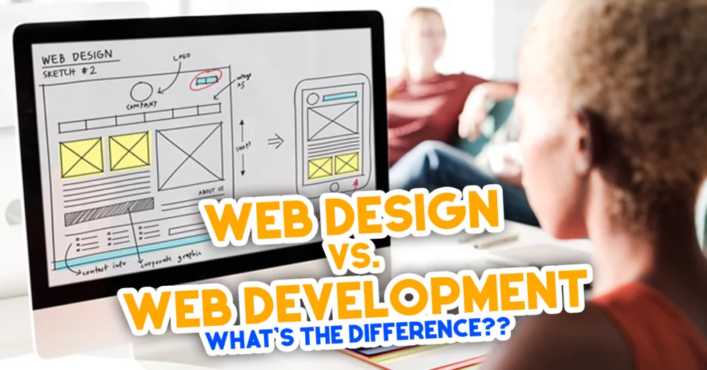 Web design vs. web development